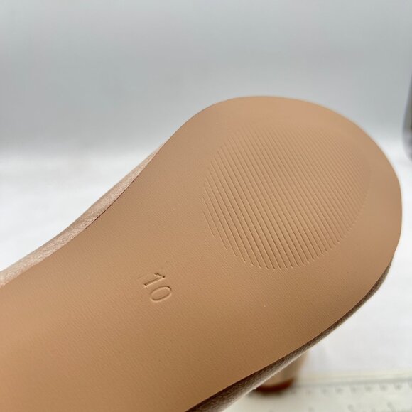 FYS Beige Comfortable Slip On Loafers Round Toe Ballet Flats Walking Casual Shoe - Picture 6 of 8